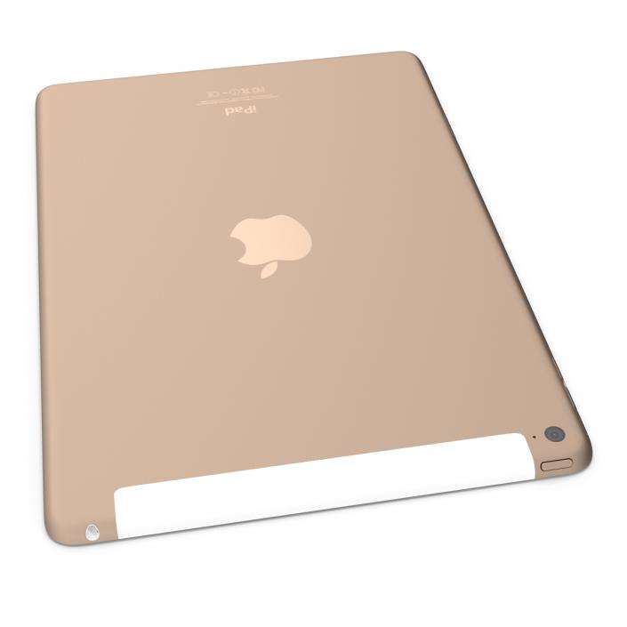 3D model iPad Air 2 3G Gold 2