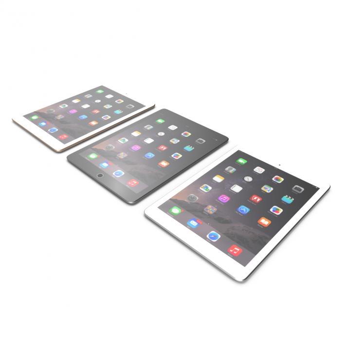 iPad Air 2 3G 3D Models Set 2 3D model