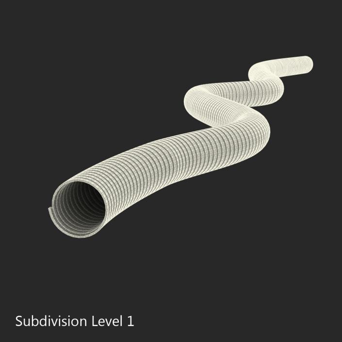 3D model Steel Electrical Conduit 7.8 Rigged