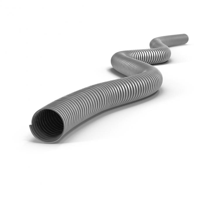 3D model Steel Electrical Conduit 7.8 Rigged