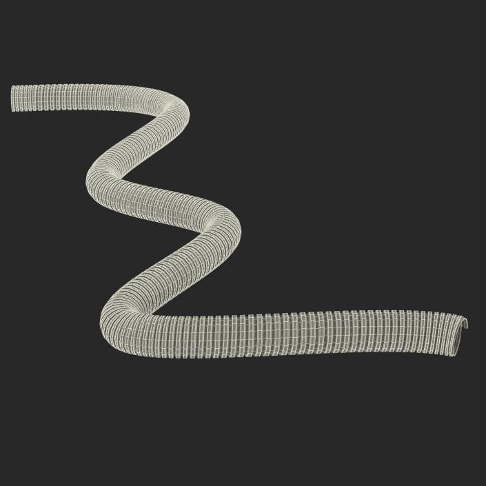 3D model Steel Electrical Conduit 7.8 Rigged