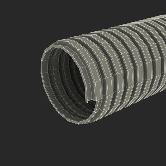 3D model Steel Electrical Conduit 7.8 Rigged