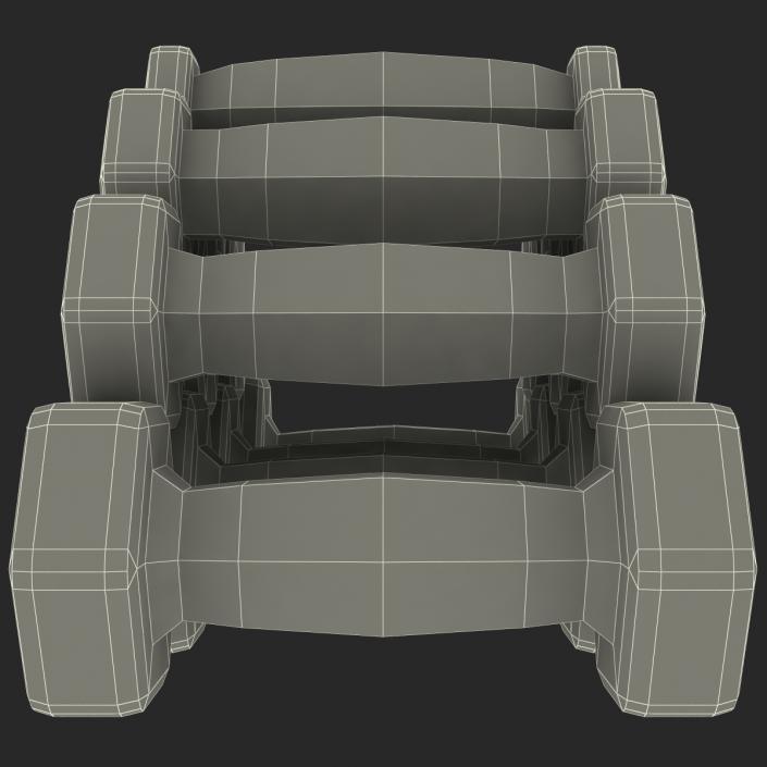 3D model Dumbbell Weights Set