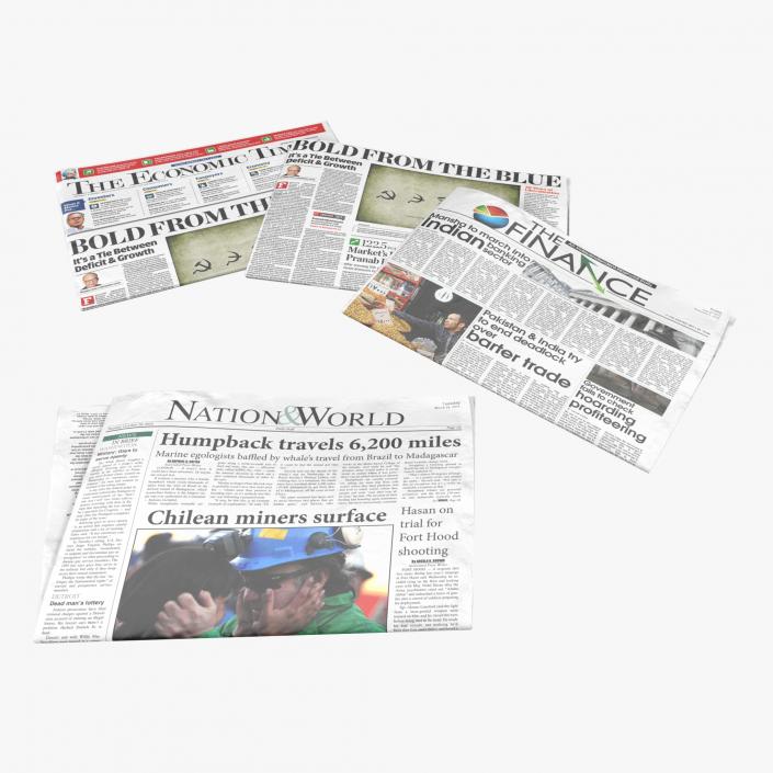 3D model Newspapers