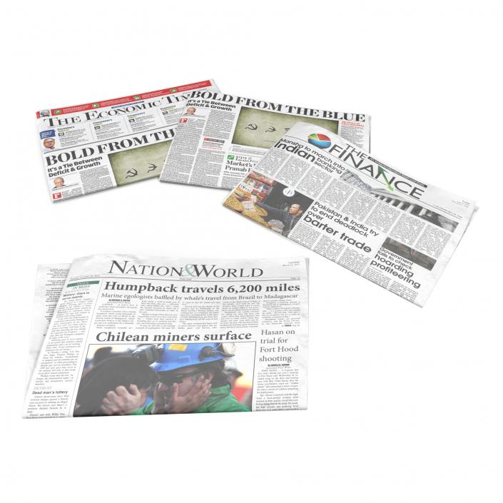 3D model Newspapers