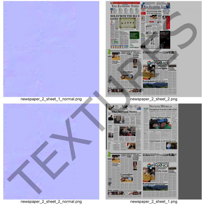 3D model Newspapers