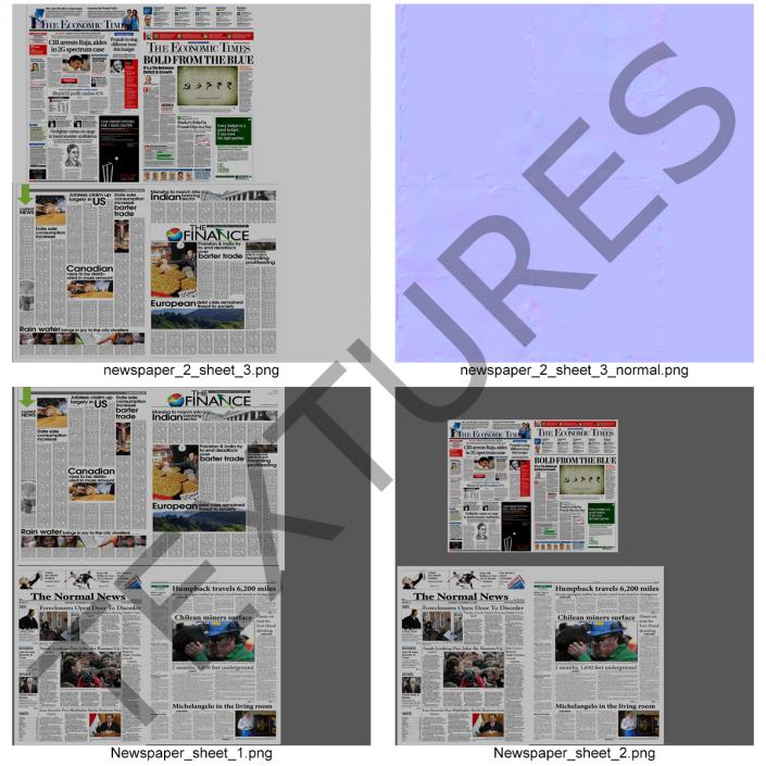 3D model Newspapers