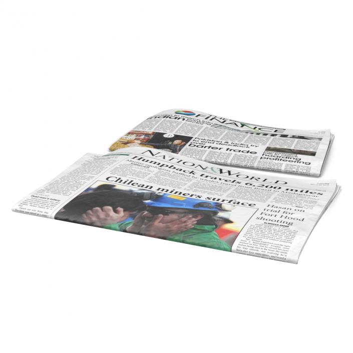 3D model Newspapers