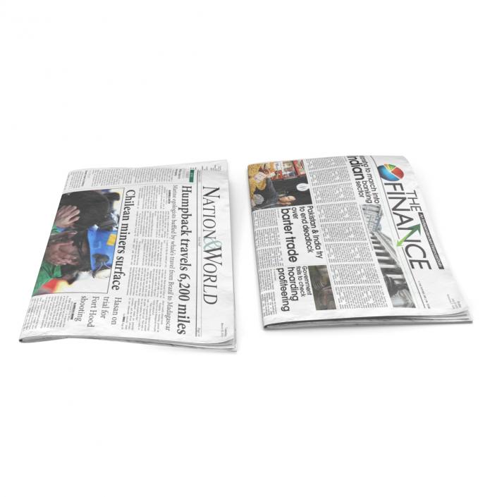 3D model Newspapers