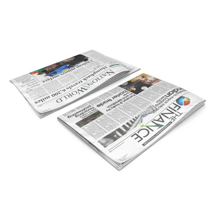 3D model Newspapers