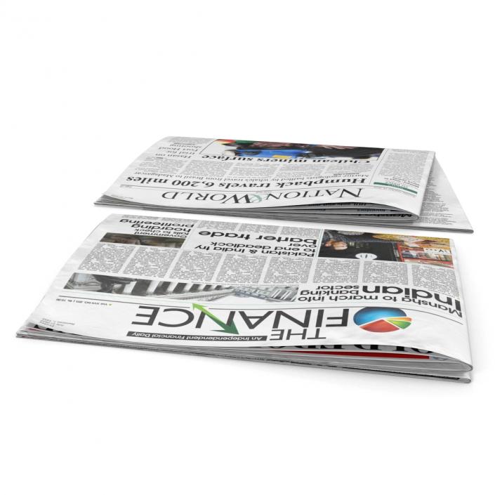 3D model Newspapers