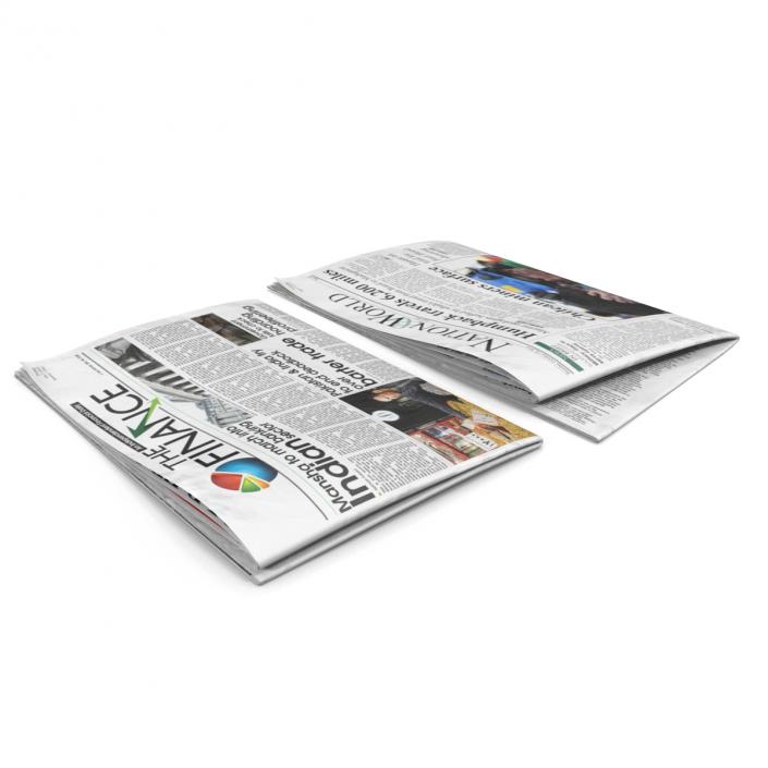 3D model Newspapers