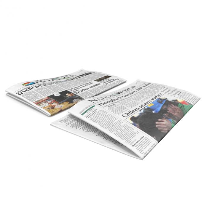 3D model Newspapers