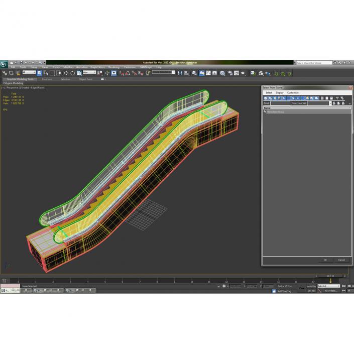 Escalator 3D model