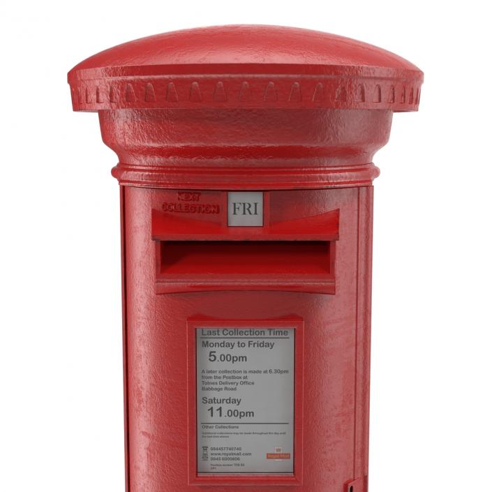 3D British Post Box