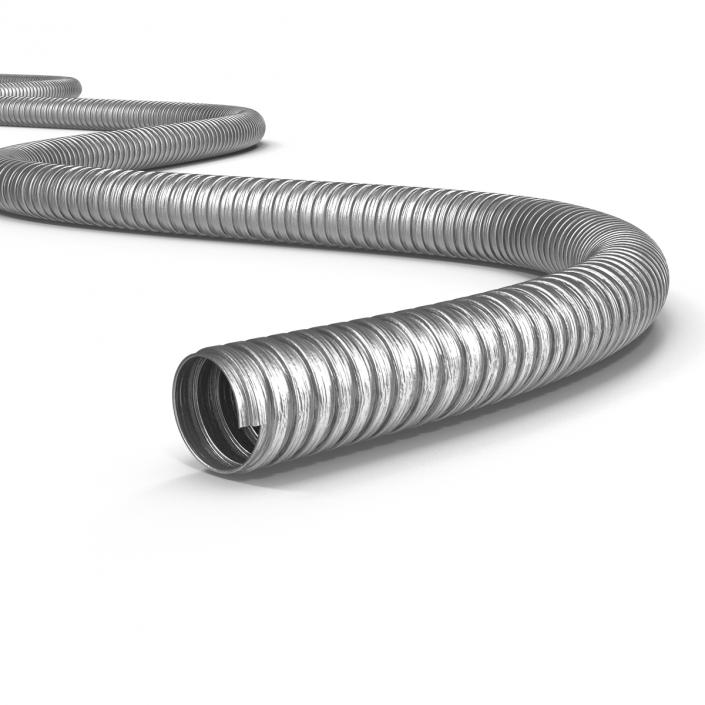 3D Steel Electrical Conduit 2.7 model