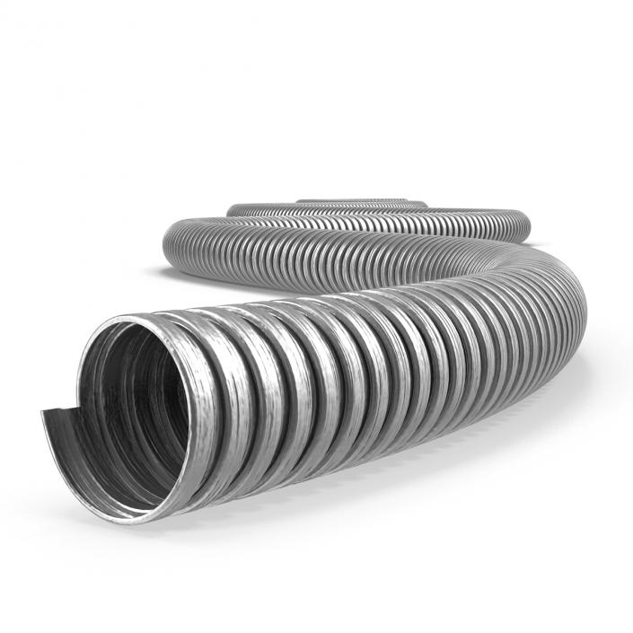 3D Steel Electrical Conduit 2.7 model