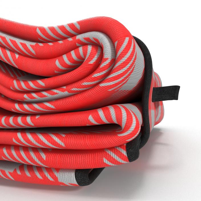 3D model Picnic Blanket Red Folded