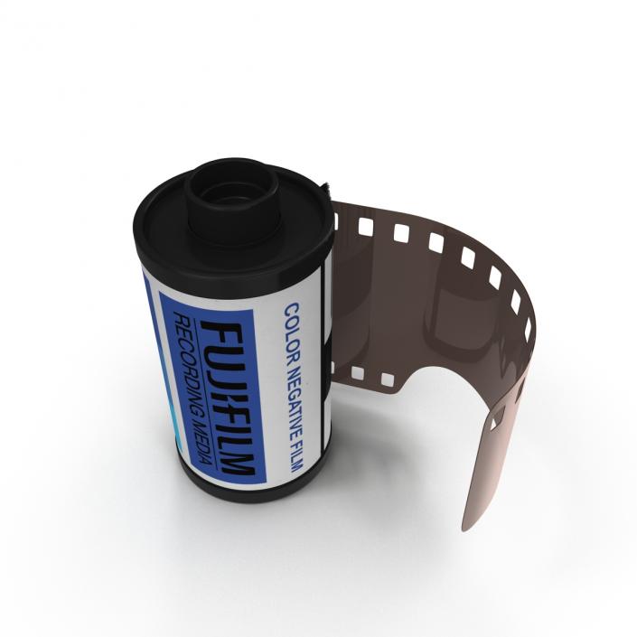 Film Roll 35mm Blue 3D model