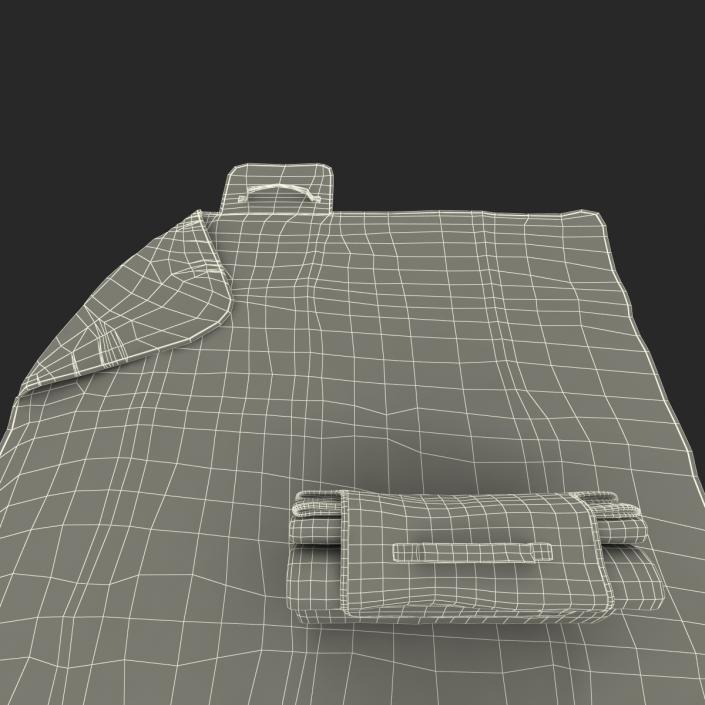 Picnic Blanket White 3D Models Set 3D model