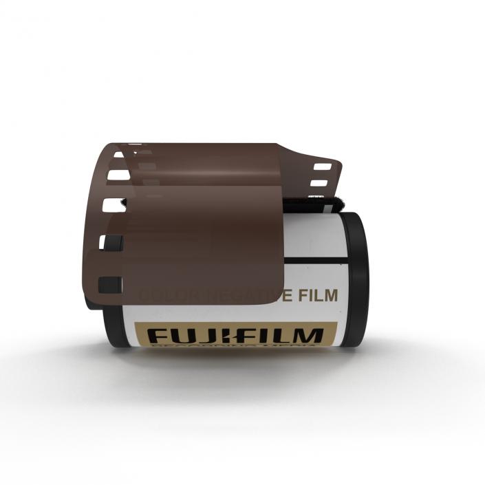 35mm Film Roll Gold 3D model