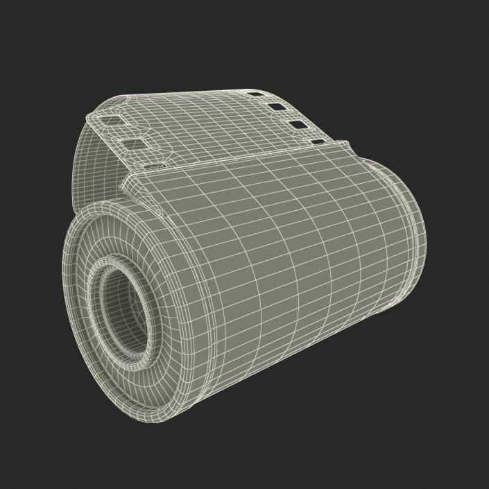 35mm Film Roll Gold 3D model