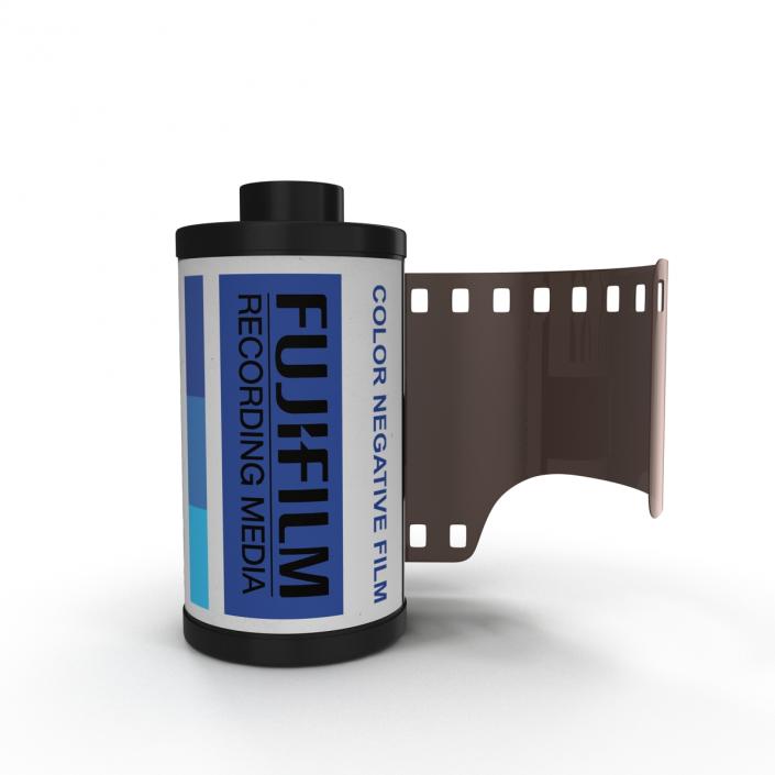 3D Film Roll 35mm 3D Models Set model