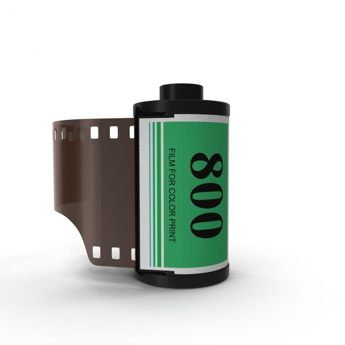 3D Film Roll 35mm 3D Models Set model