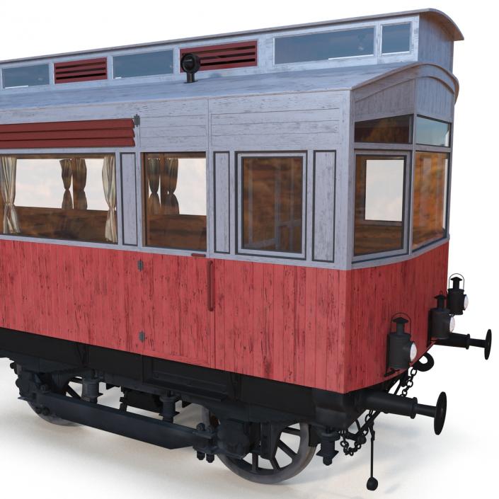 3D 1903 Petrol Electric Autocar model