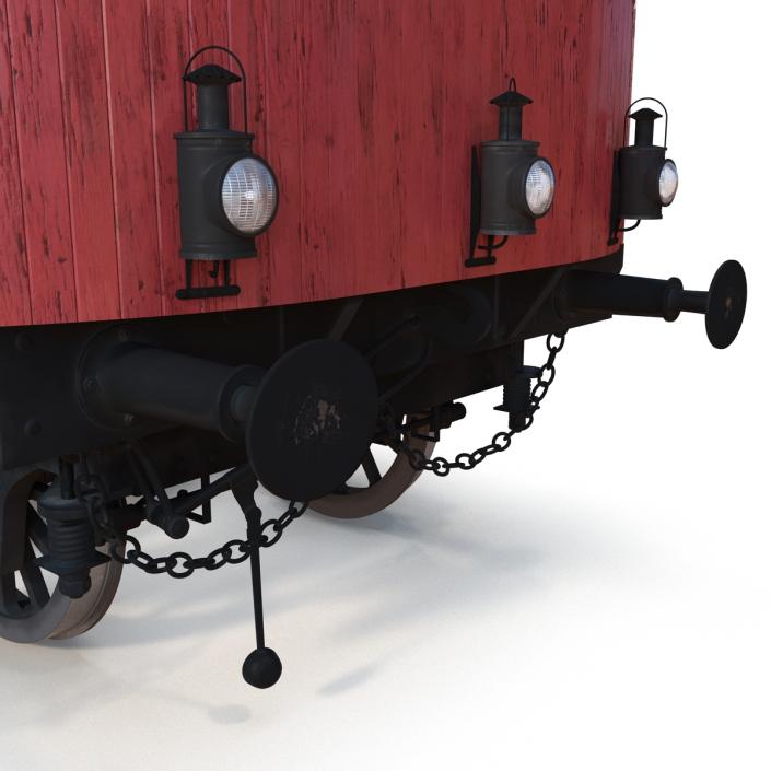 3D 1903 Petrol Electric Autocar model