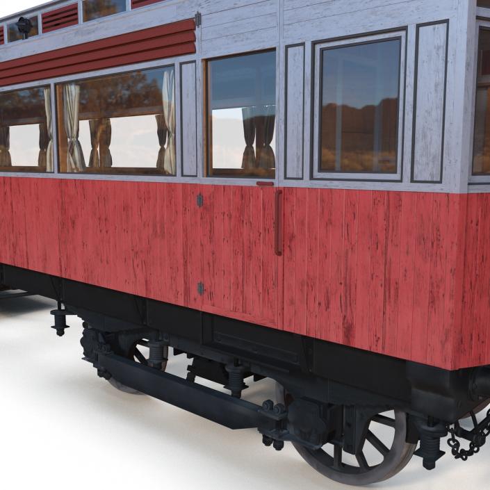 3D 1903 Petrol Electric Autocar model