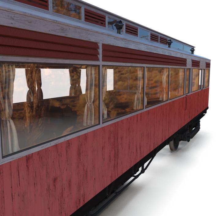 3D 1903 Petrol Electric Autocar model