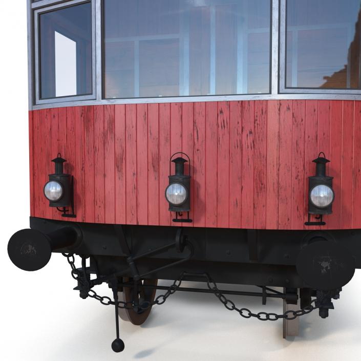 3D 1903 Petrol Electric Autocar model