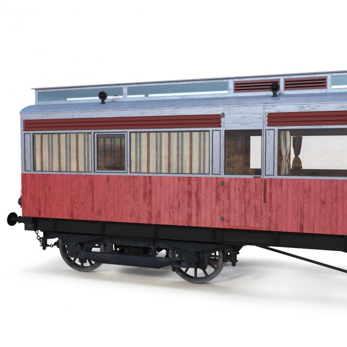 3D 1903 Petrol Electric Autocar model