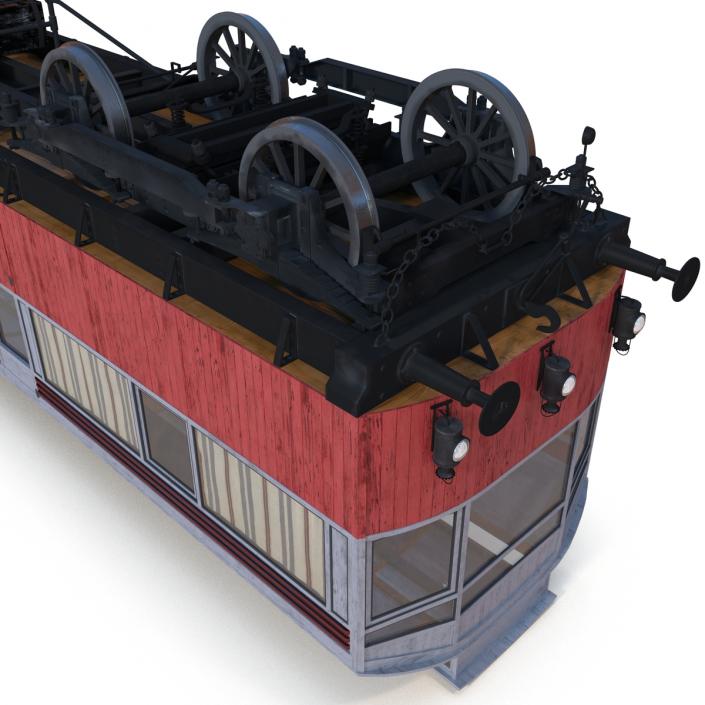 3D 1903 Petrol Electric Autocar model