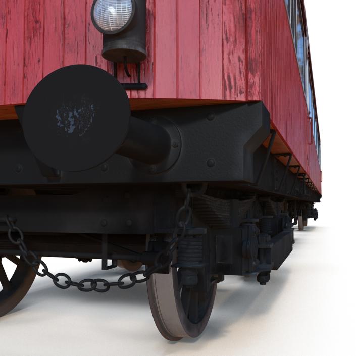 3D 1903 Petrol Electric Autocar model