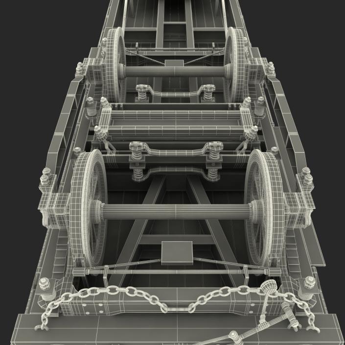 3D 1903 Petrol Electric Autocar model