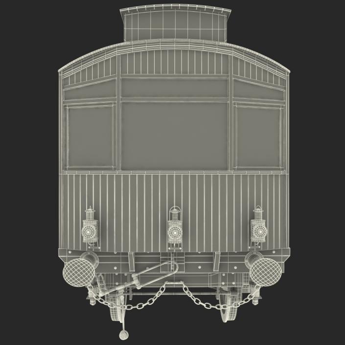 3D 1903 Petrol Electric Autocar model