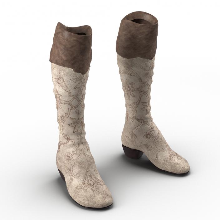 3D model Knee High Boots