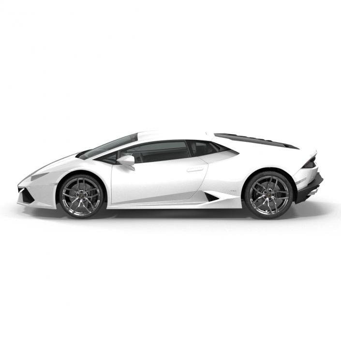 3D model Lamborghini Huracan Simple Interior