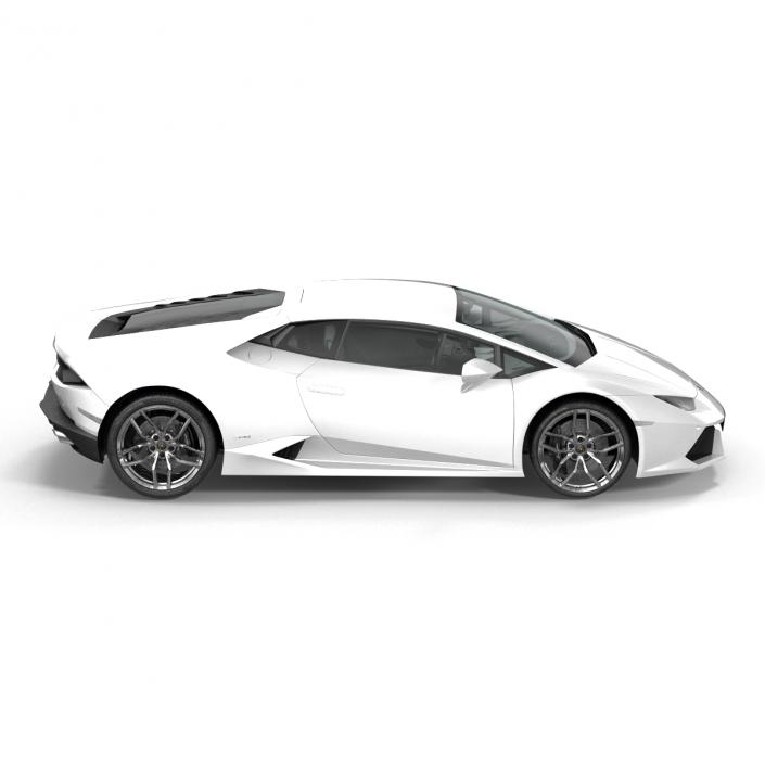 3D model Lamborghini Huracan Simple Interior