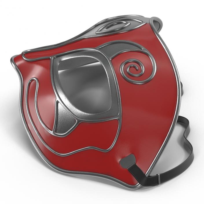 Masquerade Mask Red 3D model