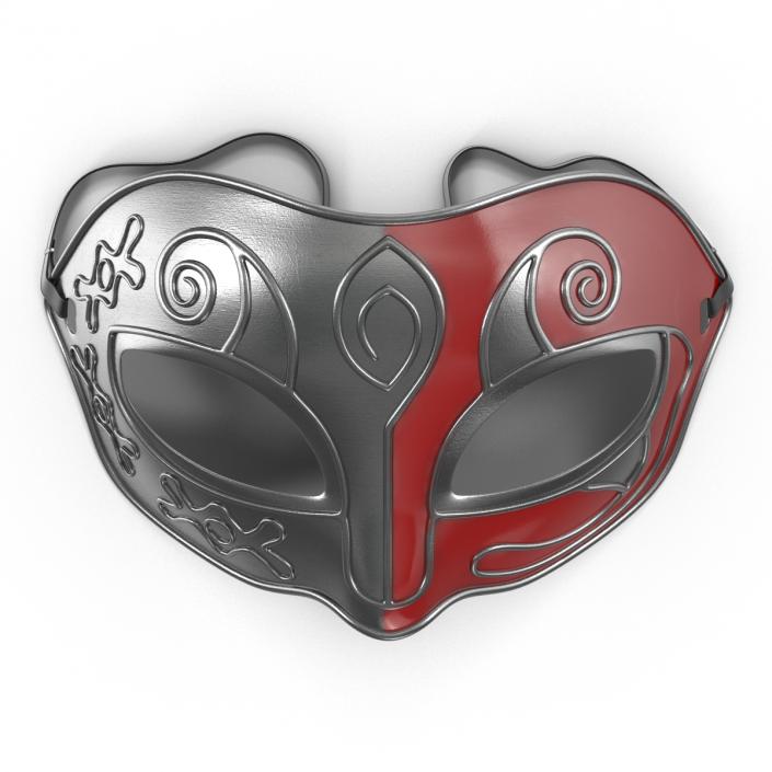 Masquerade Mask Red 3D model