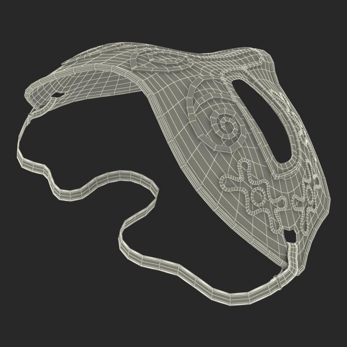 Masquerade Mask Red 3D model