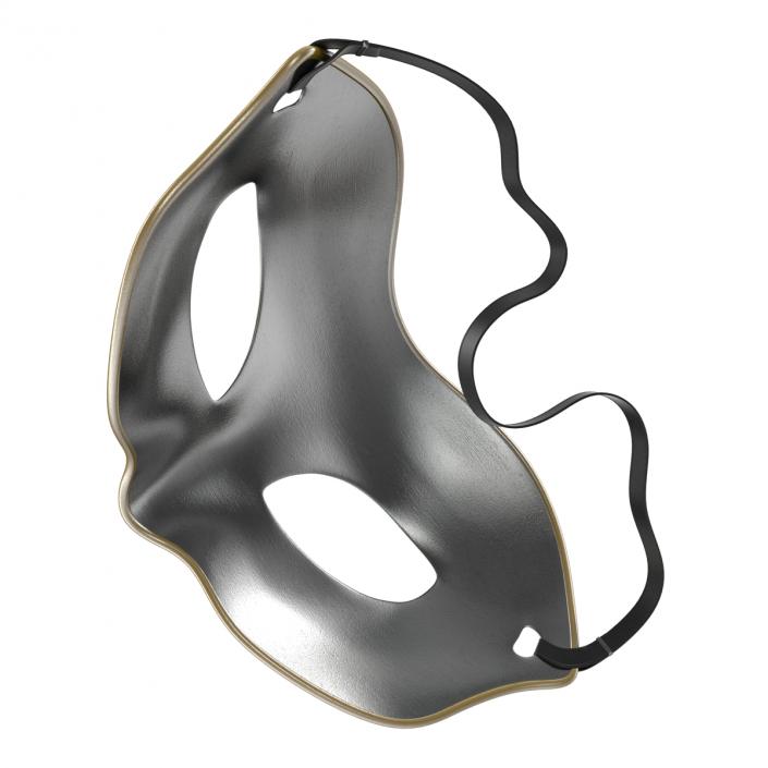 Masquerade Mask Purple 3D