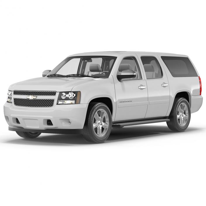 3D Chevrolet Suburban 2014 model