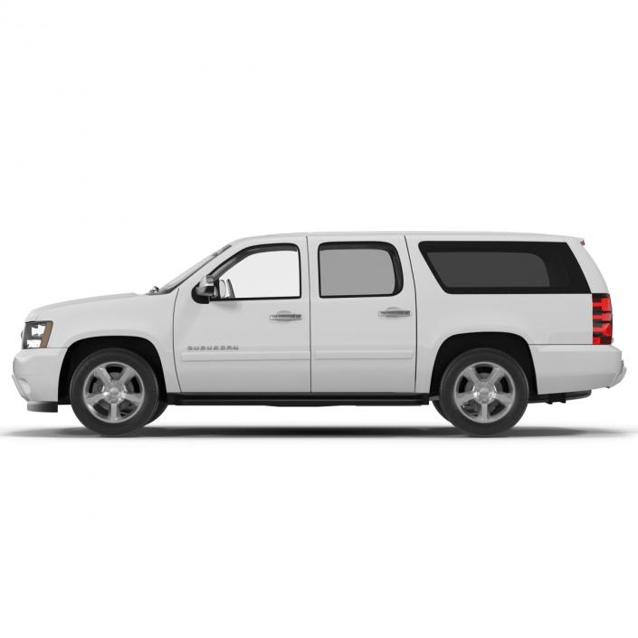 3D Chevrolet Suburban 2014 model