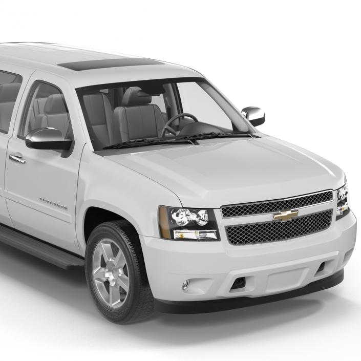 3D Chevrolet Suburban 2014 model