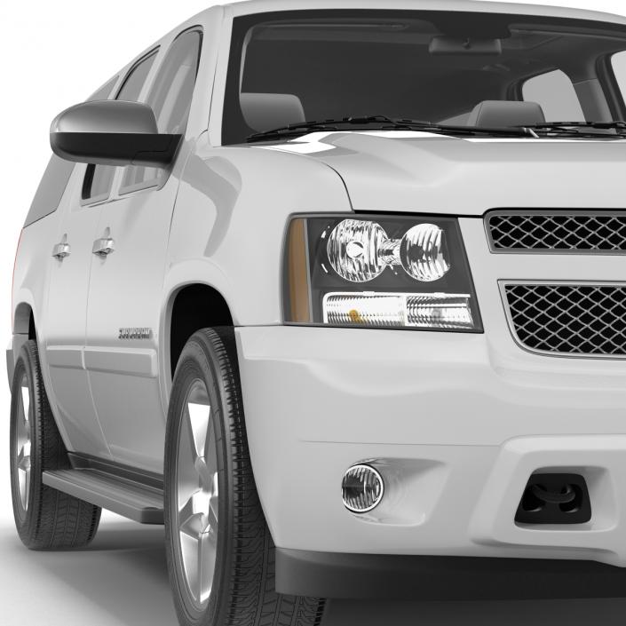 3D Chevrolet Suburban 2014 model