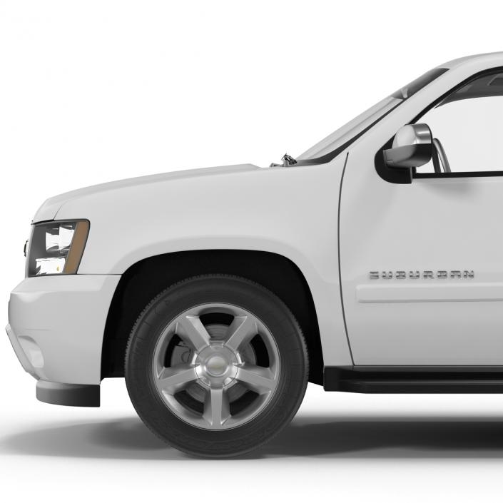 3D Chevrolet Suburban 2014 model